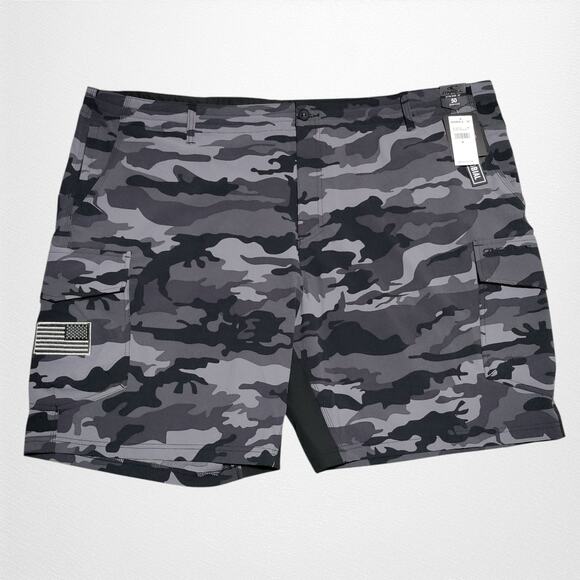 O'Neill Other - O'Neill GI Jack Traveler Hyper Freak Hybrid Ripstop Shorts Men 50 Black Camo NEW